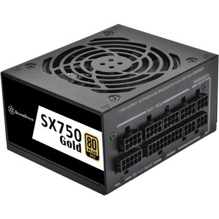 Seasonic Alimentation Silverstone 750 W, certifiée 80+ Gold, SX750 Gold modulaire, condensateurs