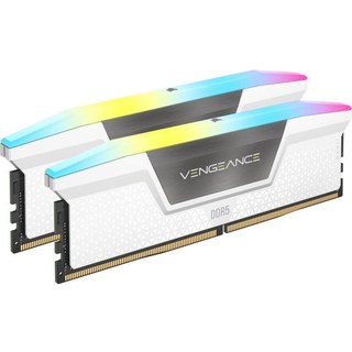 Mémoire RAM Corsair 32 Go DDR5 6 000 MHz Vengeance RGB CMH32GX5M2E6000Z36W