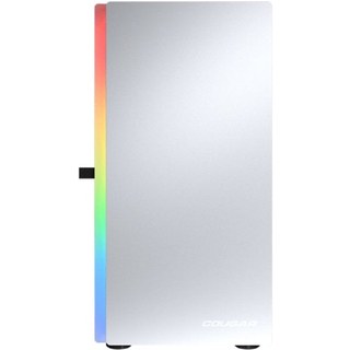 Boîtier PC Cougar Purity RGB Mini Tower Blanc micro ATX Mini-ITX Éclairage Fenêtre latérale