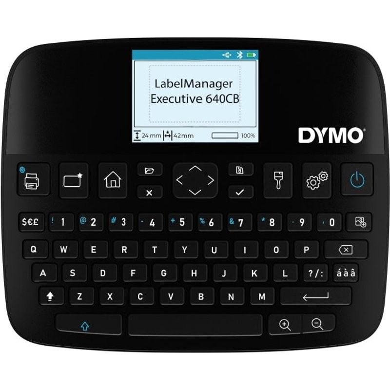 Imprimante d'étiquettes DYMO LabelManager Executive 640 CB Bluetooth et USB-C avec écran couleur
