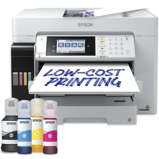 Imprimante multifonction Epson Inkjet Color EcoTank Pro Wi-Fi A3+, recto verso, LCD, fax haute