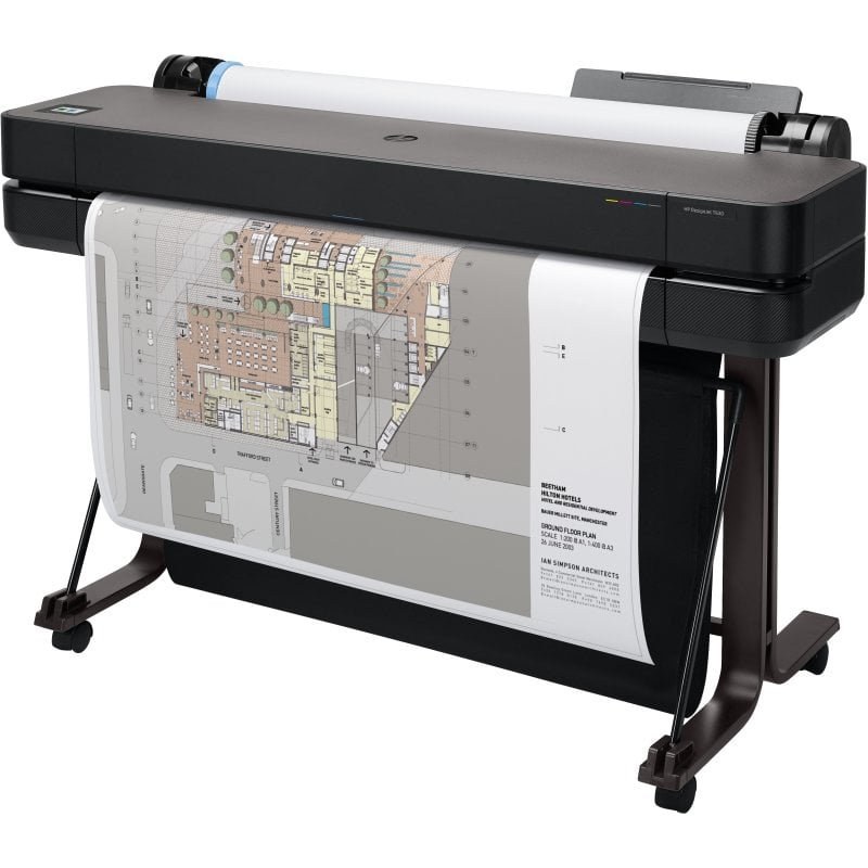 Imprimante jet d'encre multifonction Wi-Fi professionnelle HP Designjet T630 36 pouces