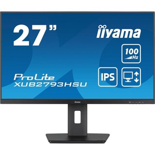 iiyama XUB2793HSU-B7 Haut-parleurs 27" IPS FullHD 100 Hz à hauteur réglable