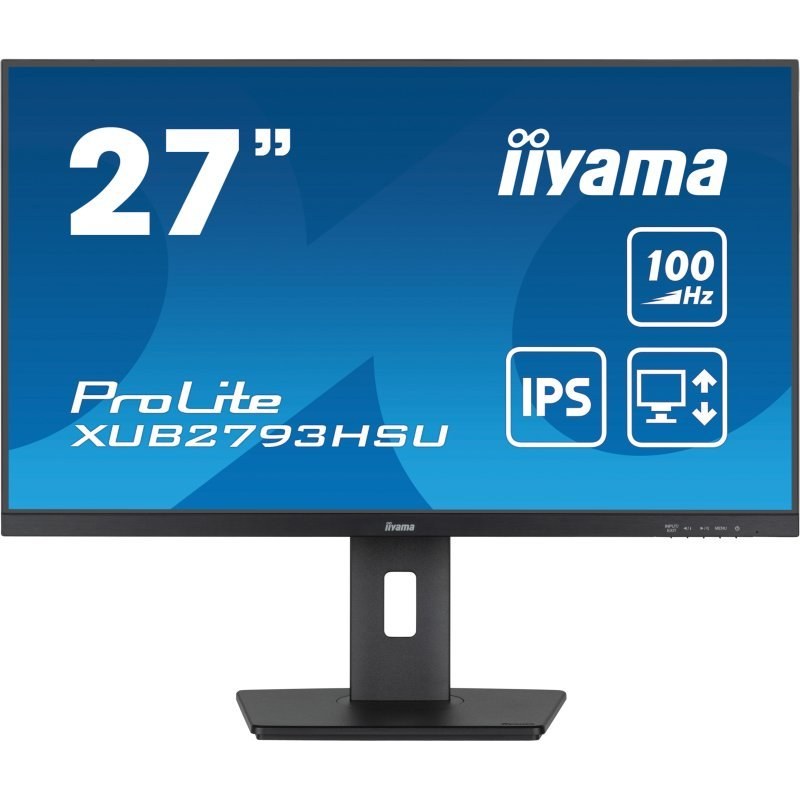 iiyama XUB2793HSU-B7 Haut-parleurs 27" IPS FullHD 100 Hz à hauteur réglable