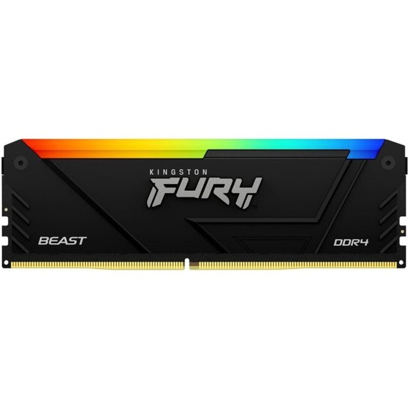 Mémoire RAM Kingston DDR4 3600 MHz FURY Beast RGB 8 Go