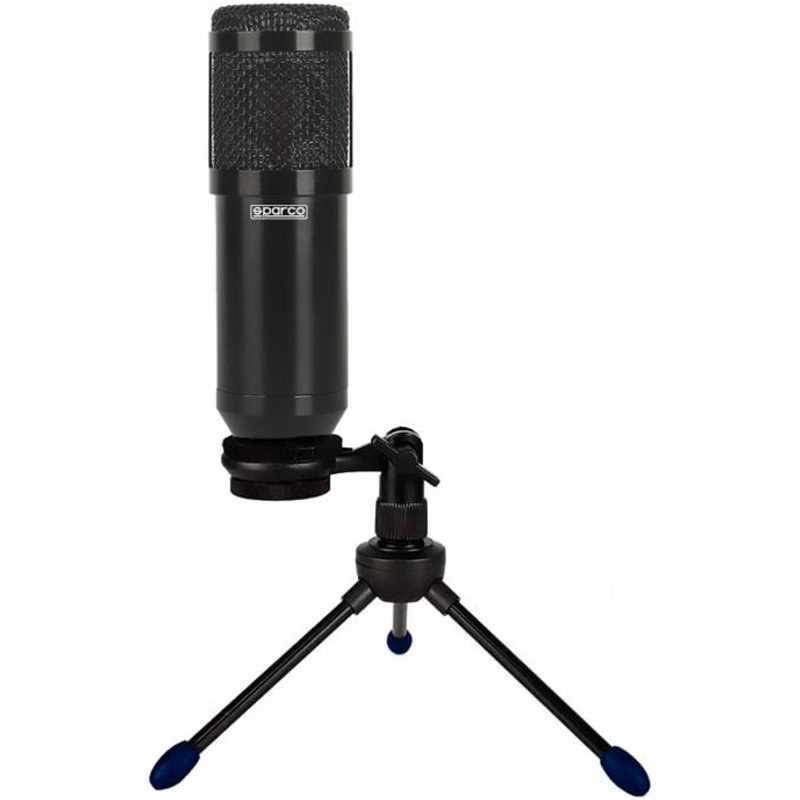 Microphone USB Sparco SPMIC STAR avec filtre anti-pop et trépied réglable