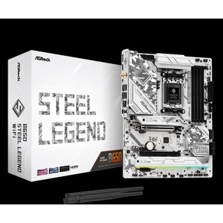 Carte mère Asrock B650 ATX AM5 Steel Legend Wi-Fi 6E DDR5 192 Go M.2 RAID RGB