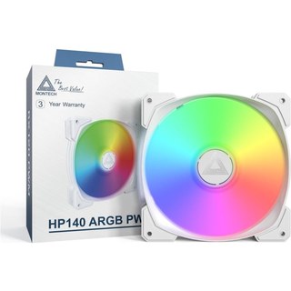 Ventilateur supplémentaire Montech HP140 ARGB PWM 140 mm 1500 tr/min avec éclairage ARGB