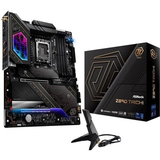 Carte mère ASROCK Z890 LGA1851 ATX Taichi DDR5 PCIe 5.0 Multi-GPU Audio Premium