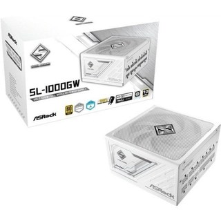 Bloc d'alimentation Asrock 1000 W, certification 80+ Gold Steel Legend, design ATX blanc