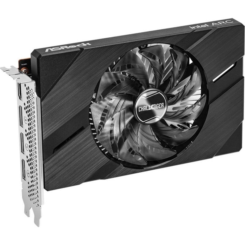 Carte graphique hautes performances Asrock Arc A380 Challenger OC 6 Go GDDR6 Mini ITX