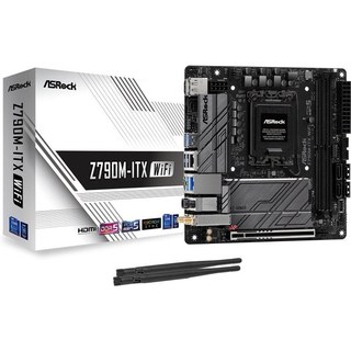 Carte mère ASRock Z790, Intel Z790 Socket 1700 Mini ITX Z790M-ITX, Wi-Fi DDR5 PCIe 5.0, Wi-Fi
