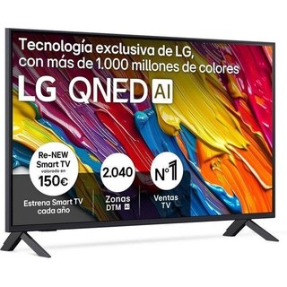 TV LG QNED 43QNED82A6B 43" 4K UltraHD 60 Hz Smart TV WebOS HDR10 AirPlay 2