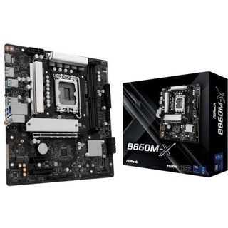Carte mère Asrock B860M-X B860 LGA 1851 DDR5 Micro ATX 2.5GBE M.2 PCIe 3.0