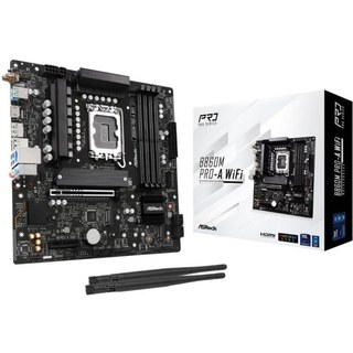 Carte mère Asrock B860 Micro ATX LGA 1851 B860M Pro-A Wi-Fi DDR5 PCIe Ethernet HD