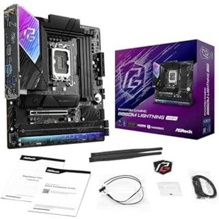 Carte mère ASRock B860M Micro ATX LGA 1851 Phantom Gaming Lightning Wi-Fi DDR5 M.2 PCIe LAN
