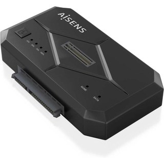 Station d'accueil AISENS SDDO-120C SATA 2.5/3.5 M.2 NVMe USB 3.1 GEN1 Noir Clone 2 To