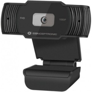 Webcam Conceptronic AMDIS04B Full HD 1080P 3,6 mm Plug and Play Microphone USB 2.0