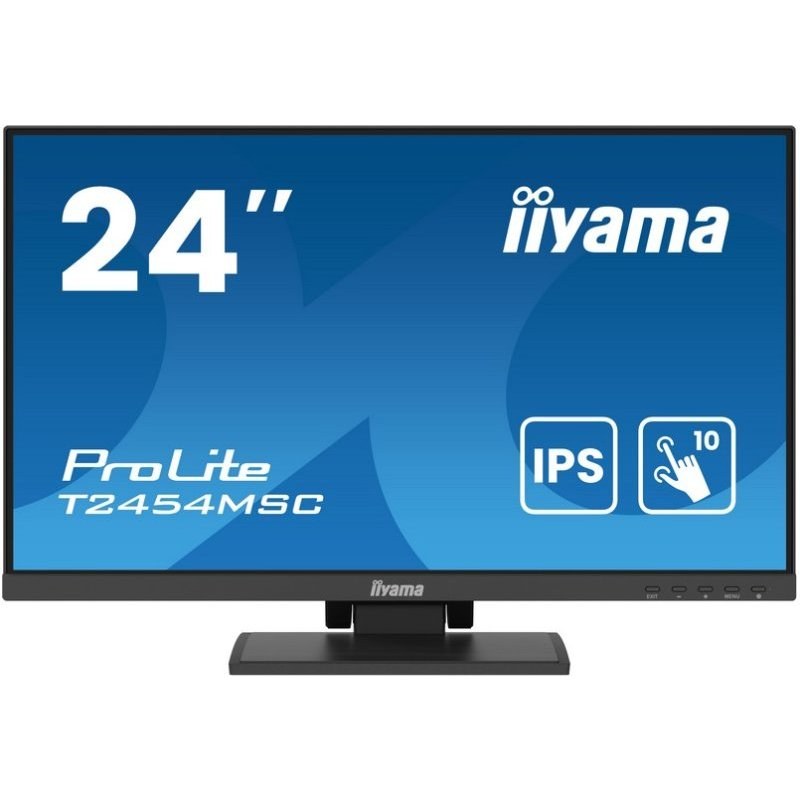 Écran tactile iiyama T2454MSC-B2AG 23,8" LCD IPS Full HD 75 Hz avec haut-parleurs