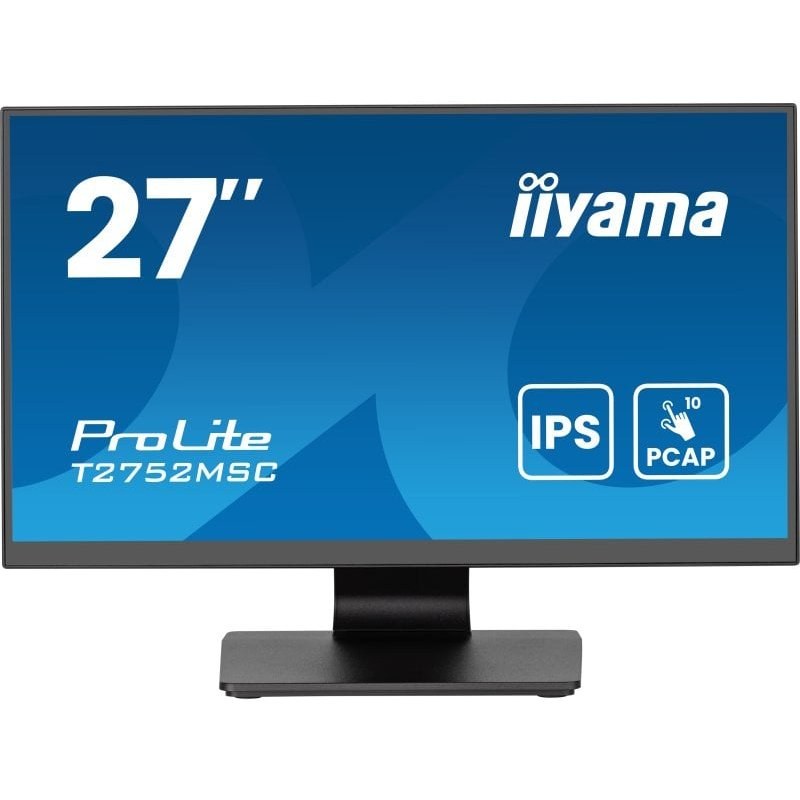 Moniteur tactile 27" IPS Full HD avec haut-parleurs iiyama ProLite T2752MSC-B1AG