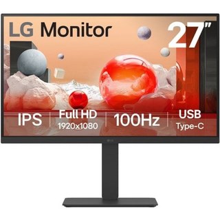 Moniteur LG 27BA650-B 27 pouces Full HD 100 Hz IPS Hub USB-C Haut-parleurs VESA Ergonomie