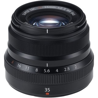 Objectif Fujifilm FUJINON XF 35 mm F2.0 R WR 9/6 autofocus noir pour Fujifilm X