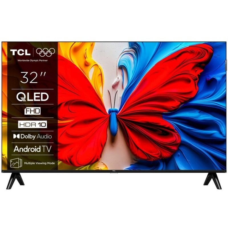 TV TCL QLED 32S5K 32" Full HD 60 Hz Smart TV Android TV HDR10 Dolby Audio