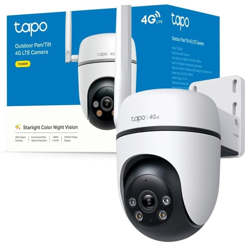 tapo-by-tp-link Caméra de surveillance TP-Link TC40GW FullHD Vision Nocturne Extérieure Détection IA Audio