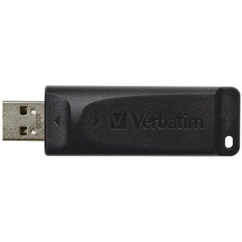 Clé USB Verbatim Slider 32 Go USB 2.0 Noir avec mécanisme coulissant