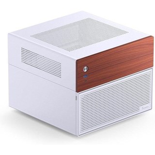 Boîtier Jonsbo N4 WHITE Micro Tour ITX Micro ATX Acier Bois Gaming Blanc