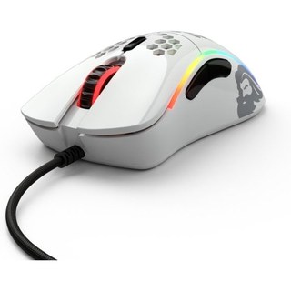 Souris de jeu filaire Glorious 12 000 DPI avancée pour droitier, blanche