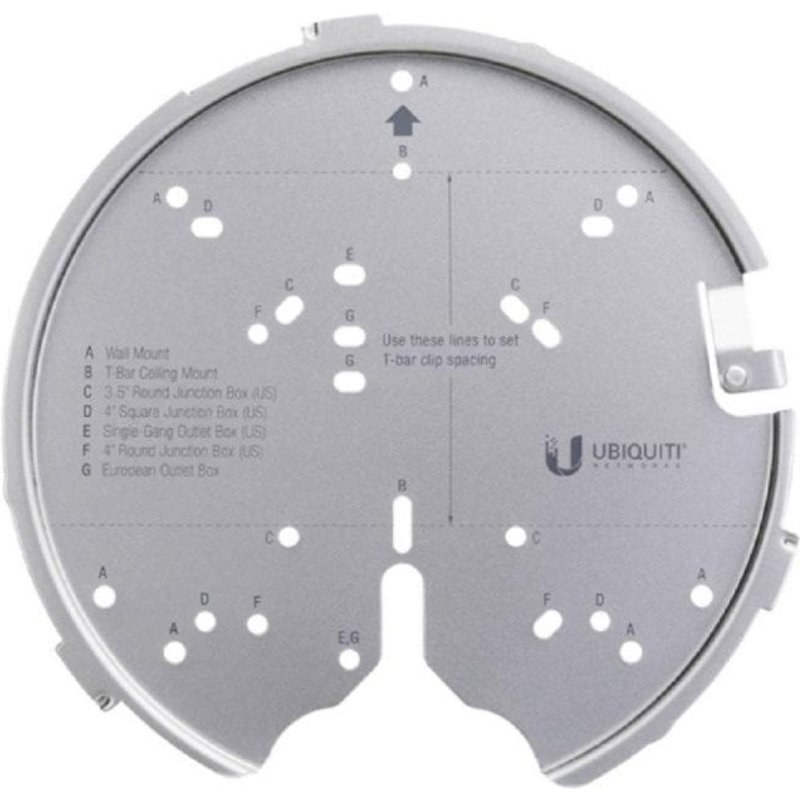 Montage Ubiquiti U-PRO-MP Support Aluminium