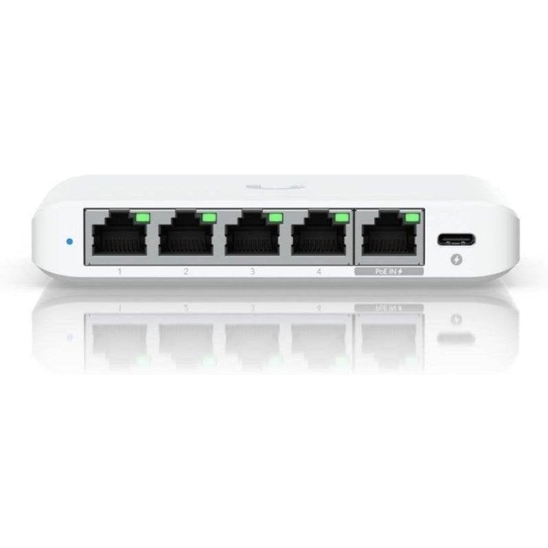 Switch Ubiquiti UniFi Flex Mini 2.5G 5 ports PoE USB-C Gestionnaire compact