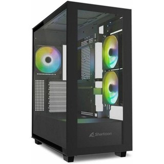 Torre Gaming Sharkoon Rebel C60 Vidrio Templado Negro ATX/Micro ATX/Mini-ITX
