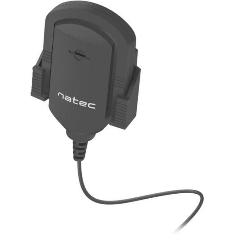 Microphone NATEC NMI-1352 Alambiqué 3.5 mm Clip-on Condensateur -58DB 50-16000 Hz