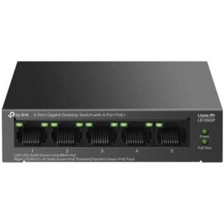 Switch TP-LINK LS105GP 4XGB POE+ 1XGB 65W