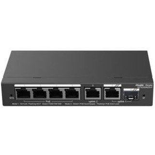 Switch Gigabit Ruijie RG-ES206GS-P 6 Ports PoE Gestionable Cloud L2 Rack
