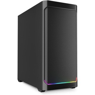 Boîtier Sharkoon AK4 RGB STRIP Midi Tower Noir Compatible ATX et Mini-ITX