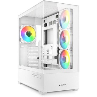 Boîtier PC Sharkoon AK6 RGB ATX Verre Templé RGB 4 Ventilateurs 120 mm