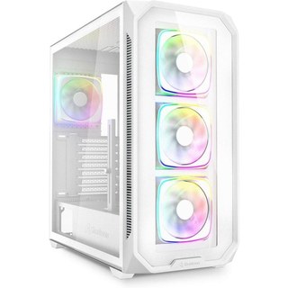 Boîtier Sharkoon AK5G RGB Midi Tower Verre Temperé 4 Ventilateurs RGB Blanc