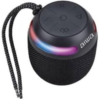 Enceintes Aiwa BST-100BK Bluetooth 5W RMS avec lumière RGB et étanchéité IP66