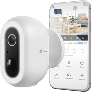 Caméra de surveillance Nivian SMART 04-BAT 2K Vision Nocturne Extérieure IA Audio