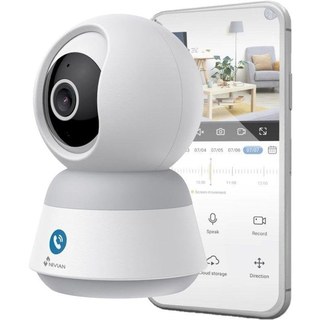Caméra de surveillance Nivian NVS-IPC-IS6-CALL Quad HD Vision Nocturne Intérieure IA Contrôle
