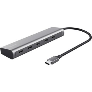 Hub USB-C Trust Halyx 5 ports 5 Gbps modèle avec 100W PD