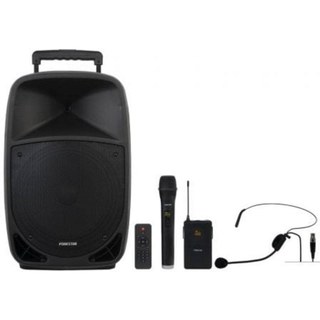 Enceintes Fonestar Malibu-312 Bluetooth 250W con micrófonos inalámbricos y trolley