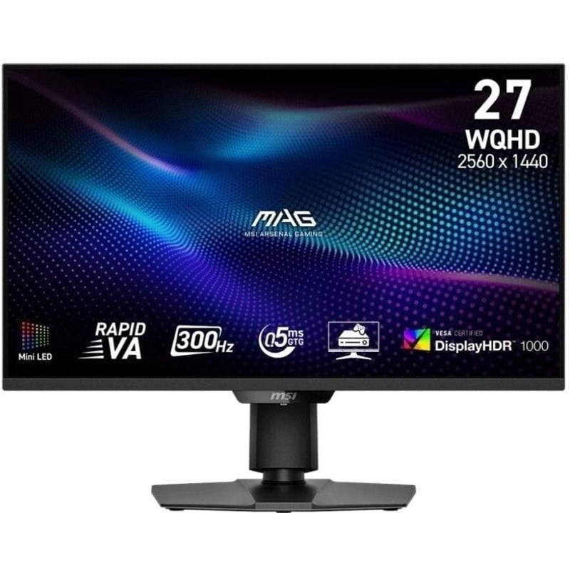 Écran PC MSI MAG 274QPF X30MV 27" QHD 300 Hz Rapid VA Mini-LED HDR1000 Quantum Dot