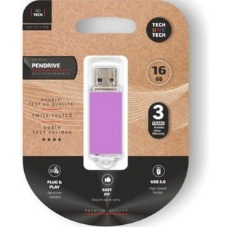 Pendrive Tech One 16 Go USB 2.0 Purpura Claro