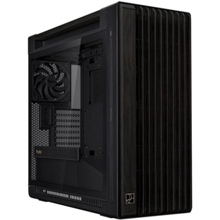 Boîtier PC ASUS ProArt PA602 Wood Edition Midi Tower Noir avec ventilateurs 200 mm
