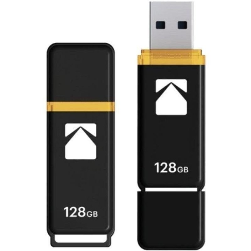 Clé USB Kodak Classic K103 128 Go USB 3.2 Gen 1 Noir Jaune