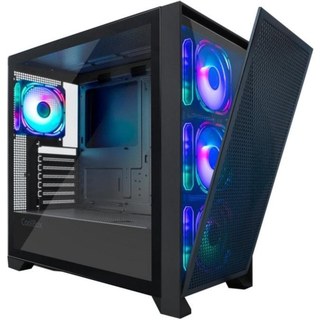 Boîtier PC Gaming CoolBox GE2000 DualView Frontal Interchangeable RGB